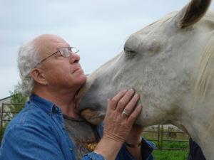 Larry and his horse